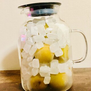 梅と氷砂糖だけ★簡単梅シロップ